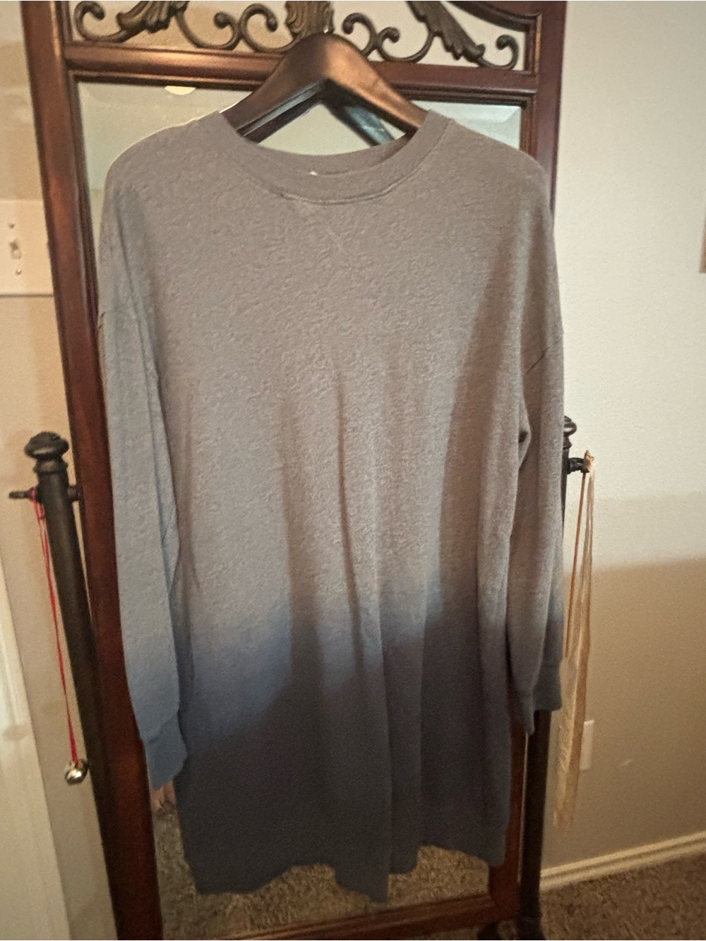 Old Navy M Gray/Blue Colorblock Ombre Crew Neck Sleepwear